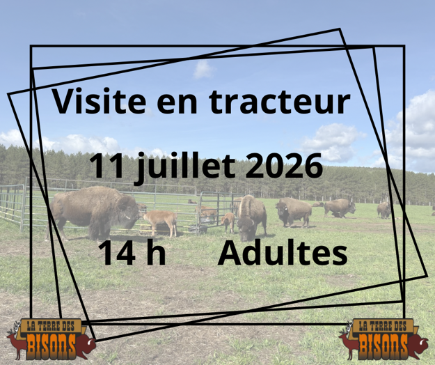Image sur Visite guidée en tracteur (Adulte 13 à 59 ans)