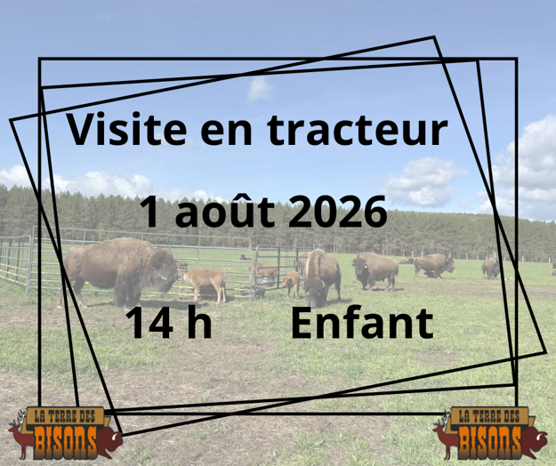 Image sur Visite guidée en tracteur (Enfant: 6 à 12 ans) 01-08-2026