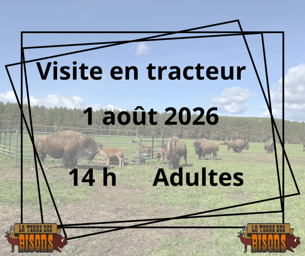 Image sur Visite guidée en tracteur (Adulte: 13 à 59 ans) 01-08-2026