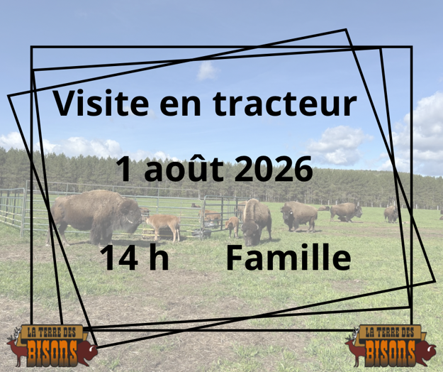 Image sur Visite guidée en tracteur (Famille : 2 adultes et 2 enfants) 01-08-2026